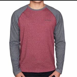 Columbia Men's Thistletown Park Raglan Long-Sleeve Shirt xl